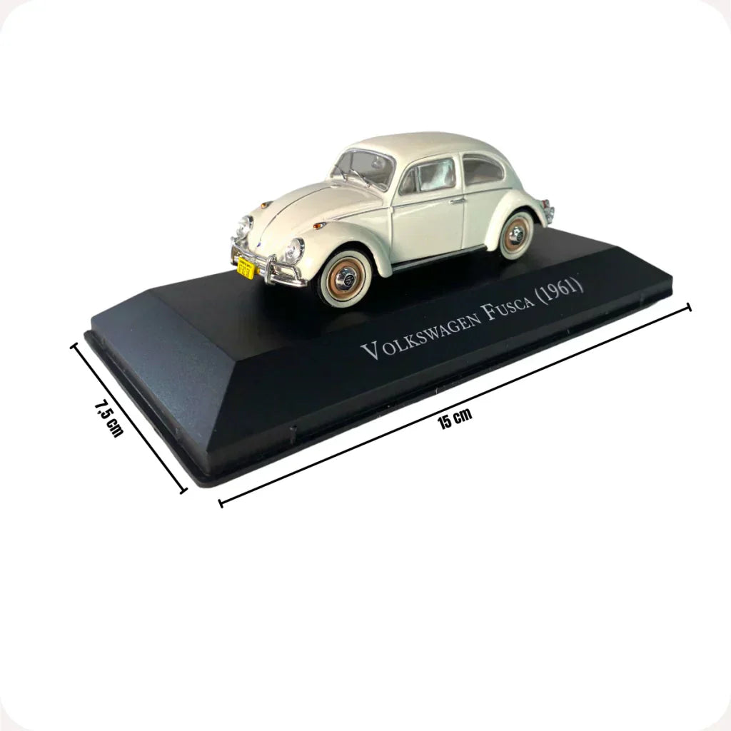 Carros Clássicos do Brasil: Volkswagen Fusca (1961) - Escala 1:43 - Edição 02