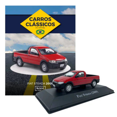 Coleção Carros Clássicos do Brasil: Fiat Strada (2009) - Escala 1:43 - Edição 29