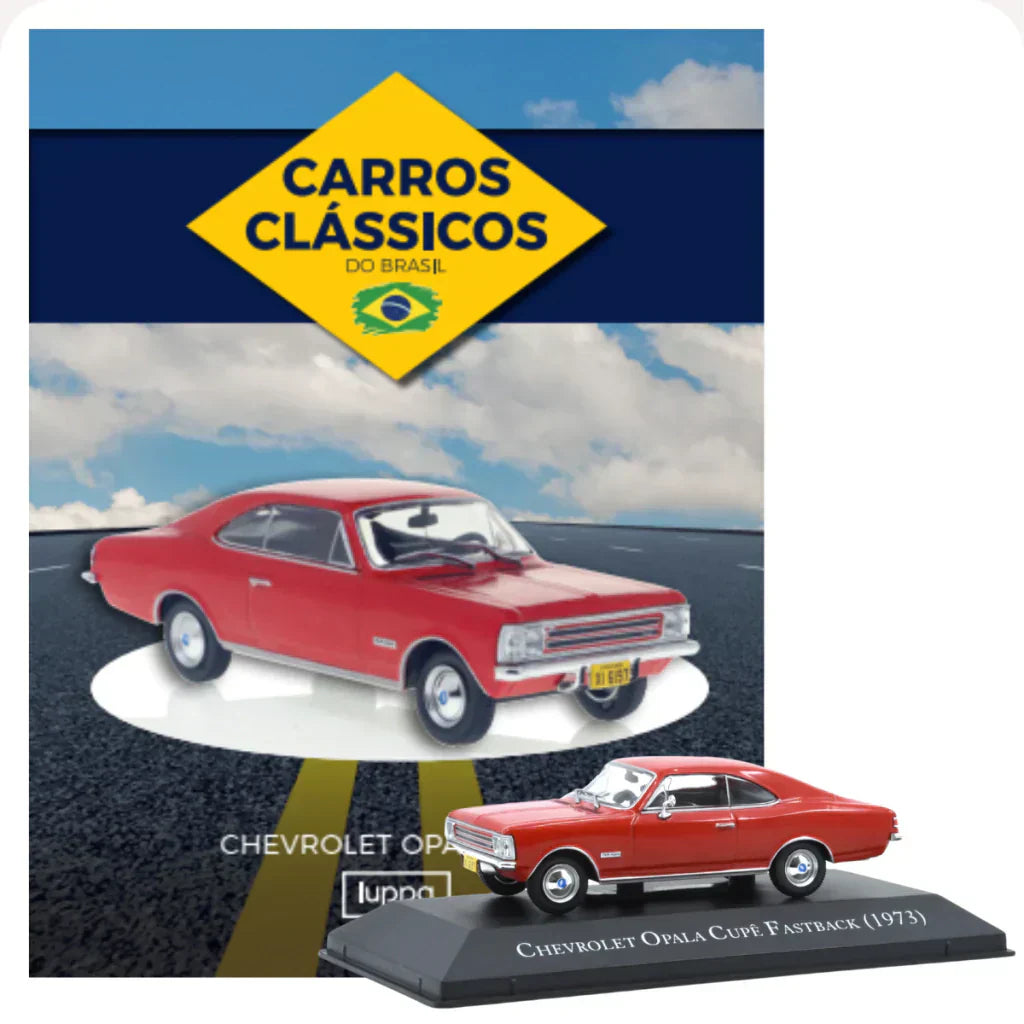 Carros Clássicos do Brasil: Chevrolet Opala Coupé Fastback (1973) - Escala 1:43 - Edição 19