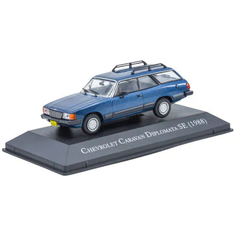 Coleção Carros Clássicos do Brasil: Chevrolet Caravan Diplomata (1988) - Escala: 1:43 - Edição 35