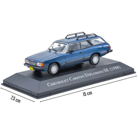 Coleção Carros Clássicos do Brasil: Chevrolet Caravan Diplomata (1988) - Escala: 1:43 - Edição 35
