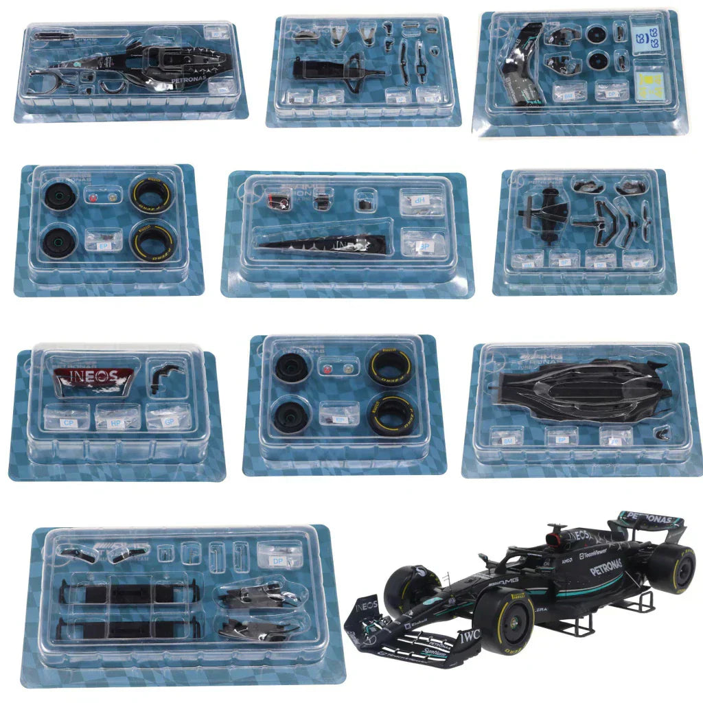 Automodelismo - Miniatura Mercedes-AMG Petronas F1 Team para Montar - Escala 1:18