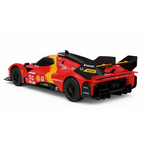 Miniatura Ferrari 499P Shell Racing Lengends Burago 1/41 C/remoto Cor Vermelho