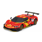 Miniatura 296 GT3 Shell Racing da Burago 1/41 C/remoto Cor Vermelho