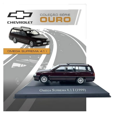 Coleção Chevrolet Série Ouro: Omega Suprema 4.1 1999 - Escala 1:43 - Edição 03