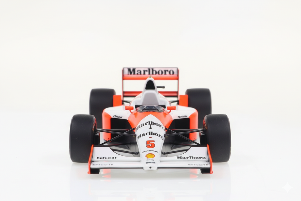 Automodelismo - Miniatura McLaren MP 4/8 1993 para Montar - Ayrton Senna - Escala 1:18