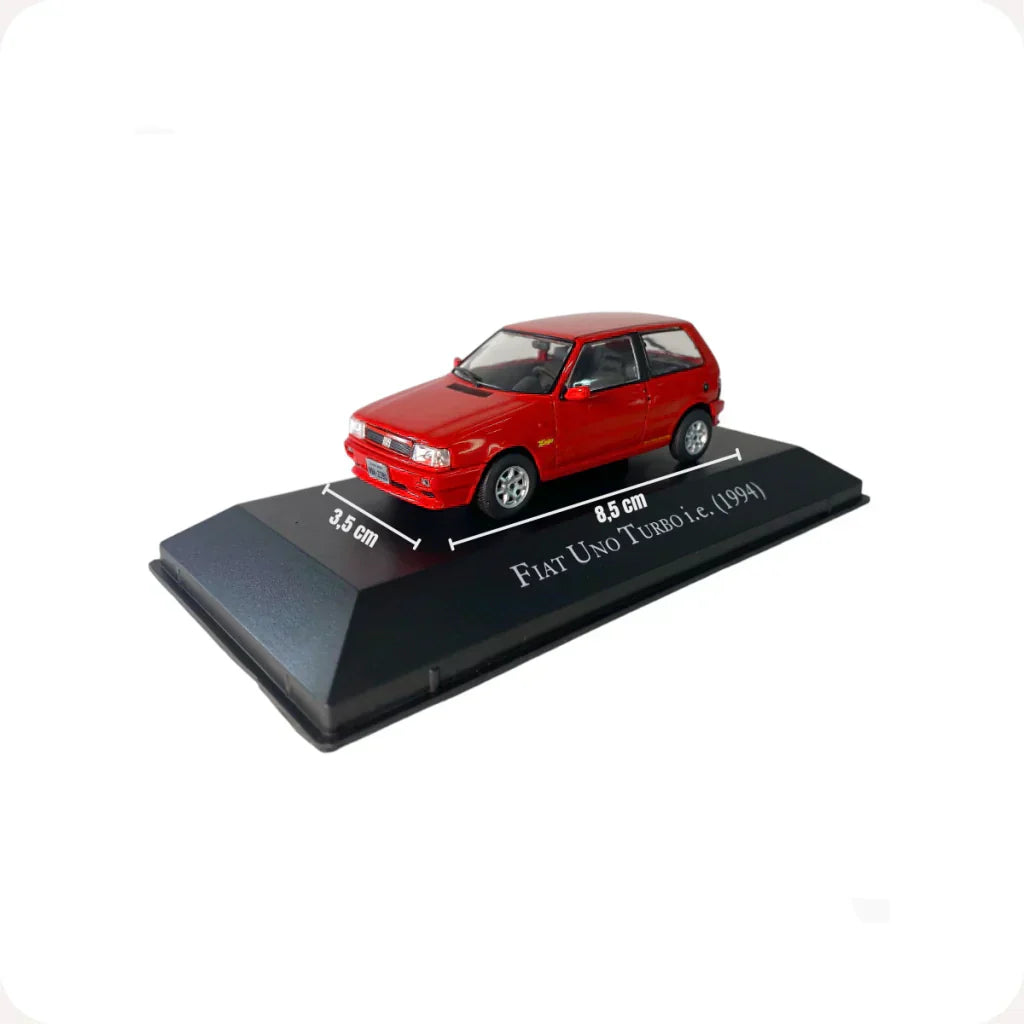 Carros Clássicos do Brasil: Fiat Uno Turbo i.e. (1994) - Escala 1:43 - Edição 04