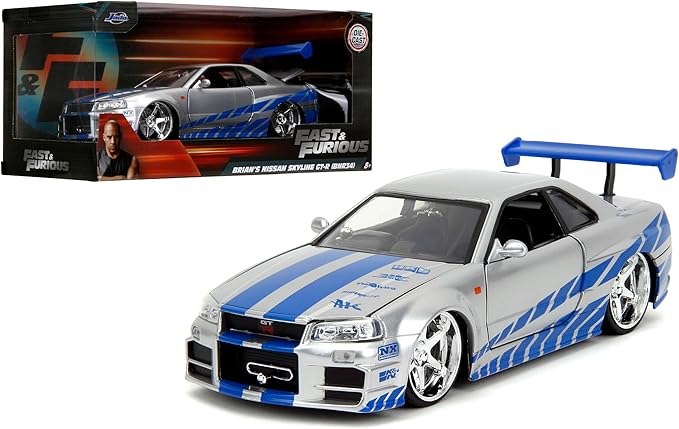 Coleção Velozes e Furiosos: Nissan Skyline GT-R (R34) - Escala 1:43 - Edição 02