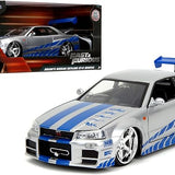 Coleção Velozes e Furiosos: Nissan Skyline GT-R (R34) - Escala 1:43 - Edição 02