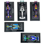 Combo Campeões da F1 com 05 miniaturas de carros em Escala 1:43