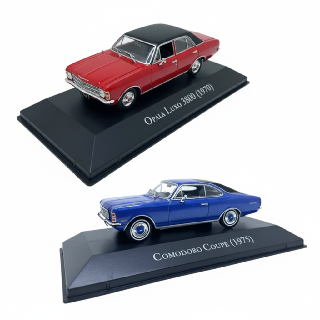Combo Especial Chevrolet Opala com 4 Miniaturas Escala 1:43